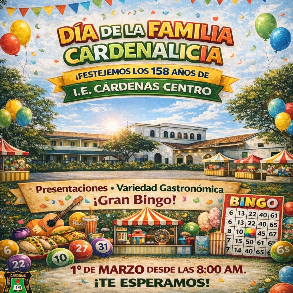 Bingo dia familia cardenalicia